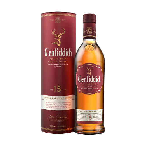 Whiskey, Glenfiddich 15 years old 0.75 ml