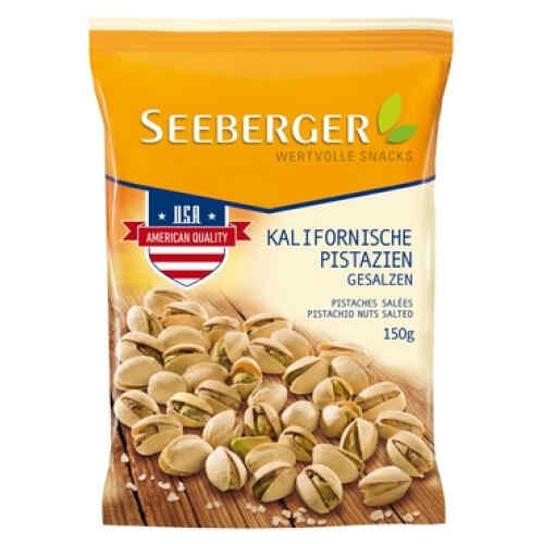 ფისტაშკა მარილიანი  /Seeberger / 150გრ