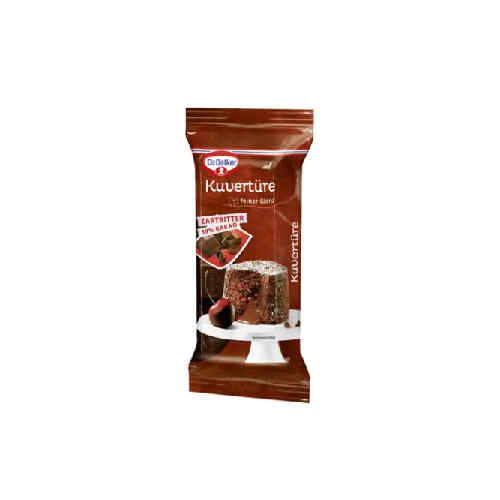 შოკოლადი შავი /Dr.Oetker/150 გრ 