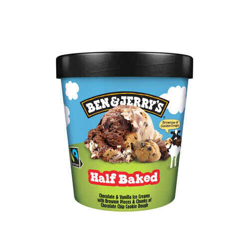 ნაყინი ნახევრად გამომცხვარი ორცხობილით /Ben&Jerry/465 გრ