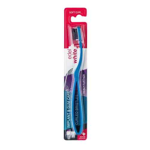 კბილის ჯაგრისი CLEANCURL CURVED TB IN BLISTER,  EDEL+WHITE 100.129