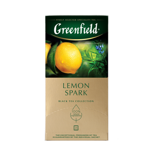 Greenfield Black Tea Lemon Spark 25c /s.n/)