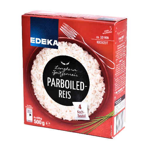 ბრინჯი დაორთქლილი პაკეტებში /EDEKA/ 500გრ