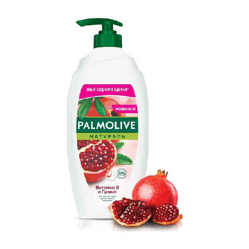 აბაზნის გელი /PALMOLIVE VIT B & POMEG/ 750მლ