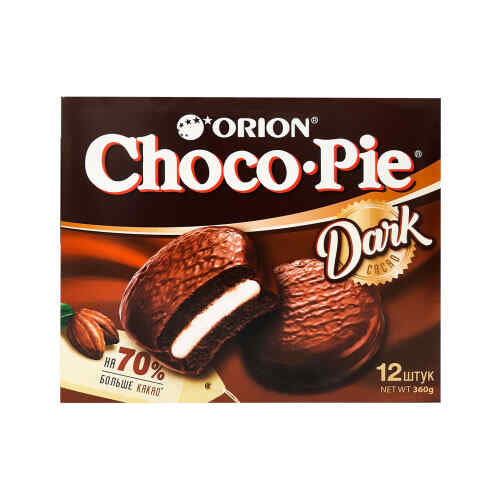 შოკოლადის ბისკვიტი Choco Pie Dark 30გრ