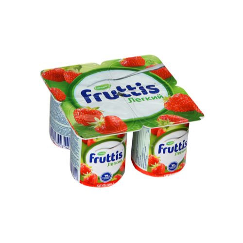 იოგურტი მსუბუქი მარწყვი 0,1% /ფრუტისი/ 110გრ