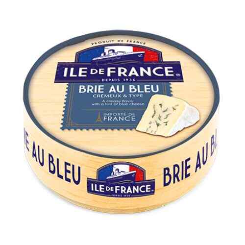 ყველი ბრი ლურჯი ობით /Ile De France/ 125 გრ