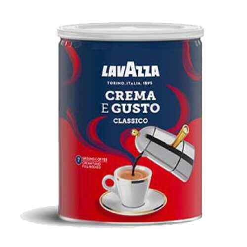 ყავა დაფქვილი CAN - CREMA & GUSTO  INT /Lavazza/ 250 გრ