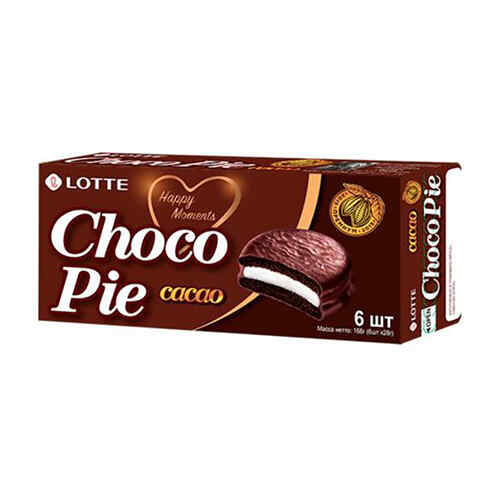 შოკოლადის ბისკვიტი "Choco Pie Dark" (30გრ. 6 ცალიანი)