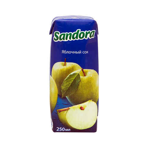 წვენი ვაშლი / სანდორა / 0,25ლ 