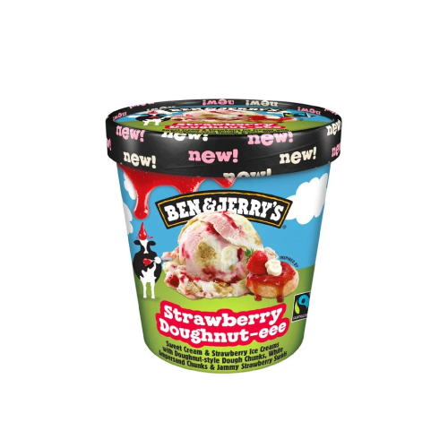 ნაყინი მარწყვის  /Ben&Jerry/465 გრ
