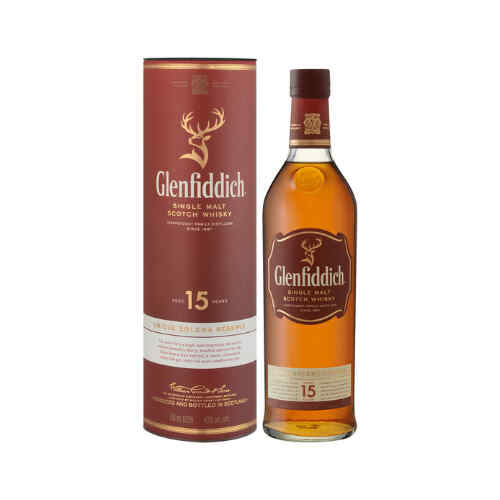 Whiskey aged for 15 years / Glenfiddich / 1 l