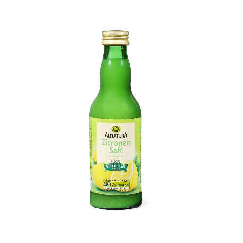 ლიმონის წვენი ორგანული /Alnatura/0.2ლ