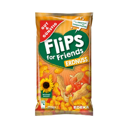 ბურბუშელა არაქისის /Flips/ 200გრ
