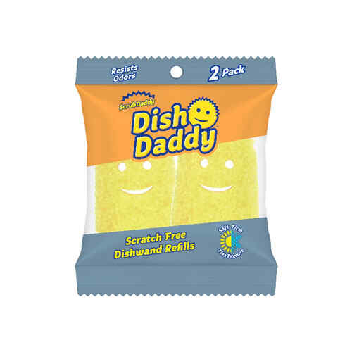  ჭურჭლის სახეხის ღრუბელი /Scrub daddy/  სათადარიგო 2ც