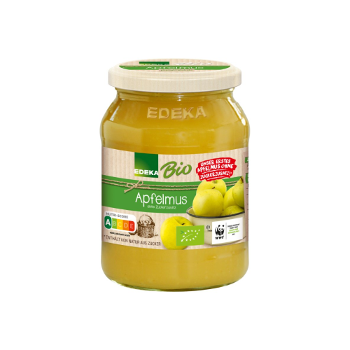 ვაშლის მუსი უშაქრო /EDEKA/ 360გ