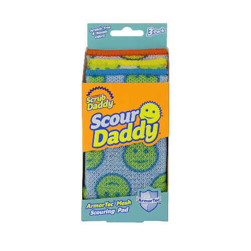  ფერადი სახეხი ღრუბელი - ბალიში /Scrub daddy/  3ც