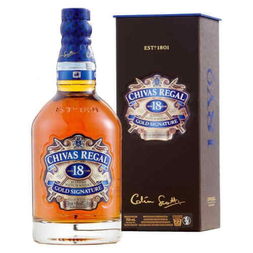 CHIVAS REGAL\40% 18 წლიანი 0,7 - ვისკი, ჩივას რეგალი