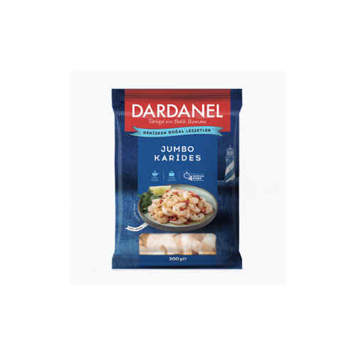 კრევეტები/ Dardanel/ პატარა ზომის კრევეტები 250გრ
