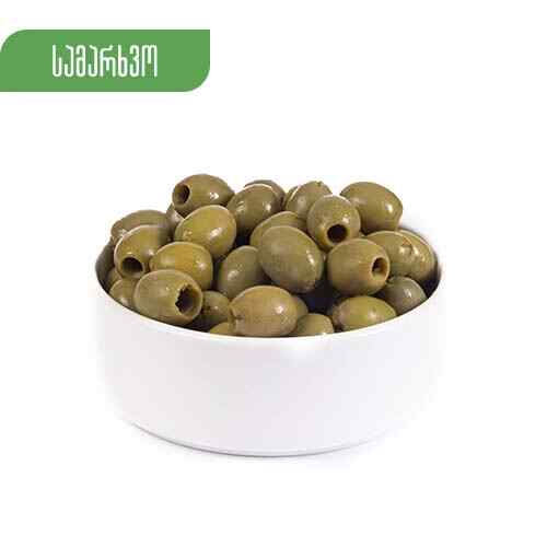 ზეთისხილი მწვანე უკურკო /აგროჰაბი/ /100.00გრ