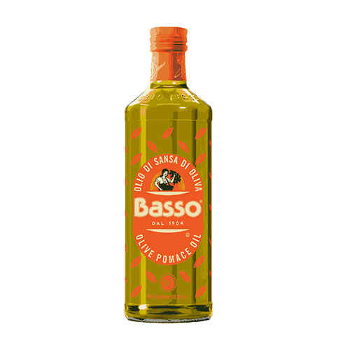 ზეთი ზეითუნის მეორადი გამოხდა პომასე /Basso/ 1ლ
